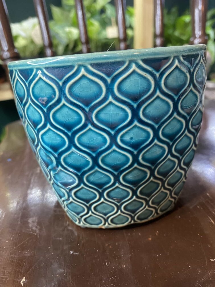 Zdjęcie doniczki Osłonka Szmaragd zielona 13x12 cm ujęcie 3