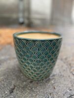 Zdjęcie Osłonka Szmaragd zielona 18x17 cm w kategorii doniczki, ujęcie 3
