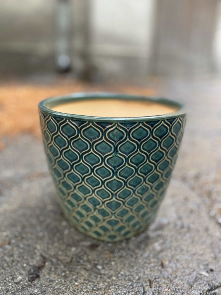 Zdjęcie Osłonka Szmaragd zielona 18x17 cm w kategorii doniczki, ujęcie 3