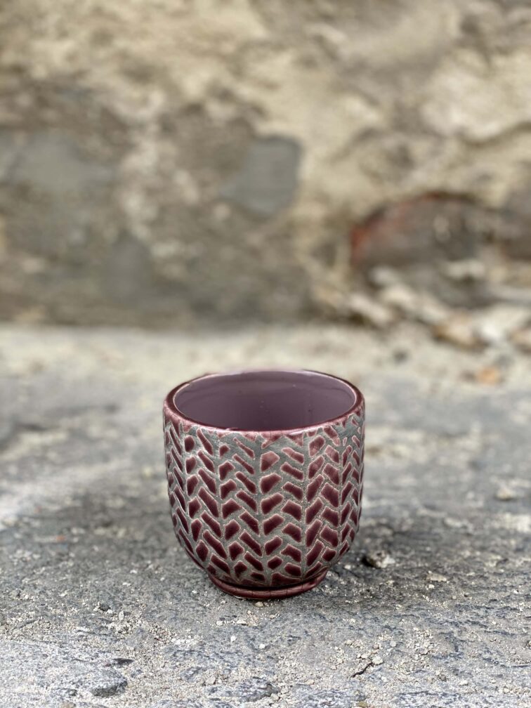 Zdjęcie Osłonka Fishbone 6x7 cm w kategorii doniczki, ujęcie 3