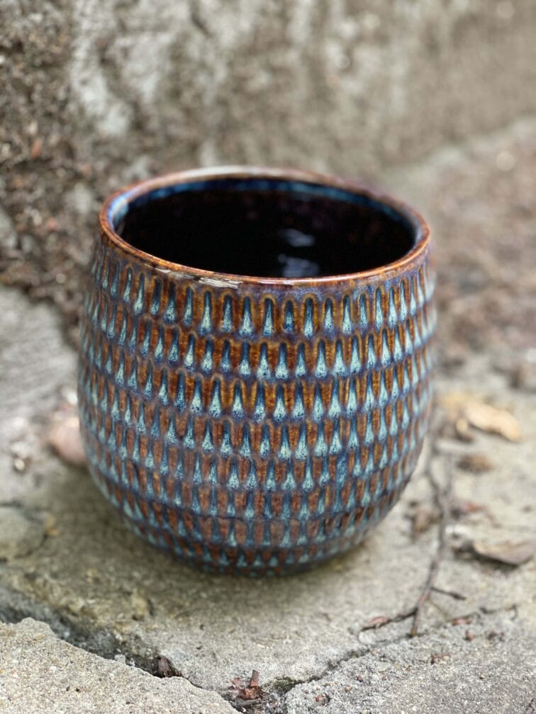 Zdjęcie doniczki lub oslonki: Osłonka Ostry Cień Mgły 12x13 cm, ujęcie 1