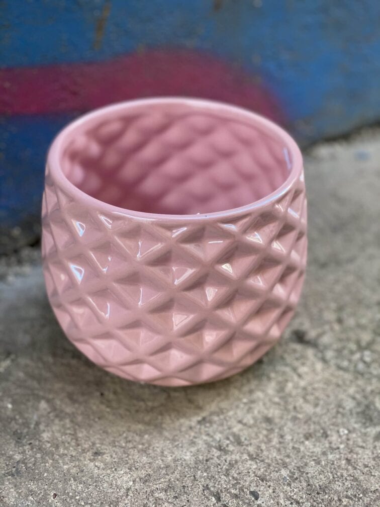 Zdjęcie doniczki lub oslonki: Osłonka Pink Mirror 12x12 cm, ujęcie 1
