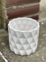 Zdjęcie doniczki lub oslonki: Osłonka Cylinder White 12x13 cm, ujęcie 1