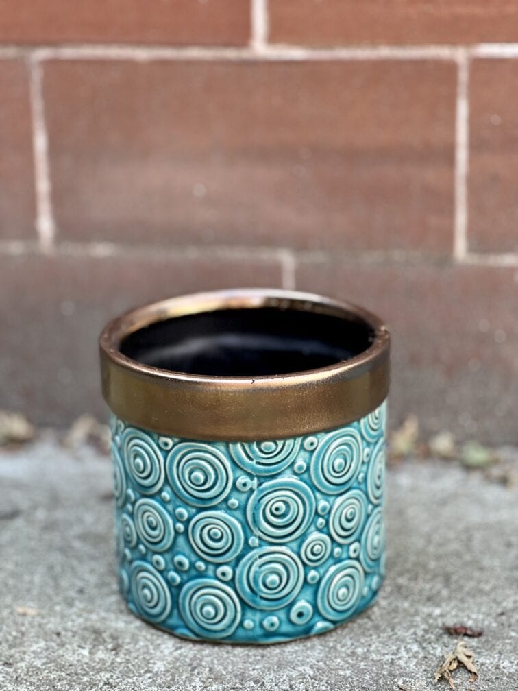 Zdjęcie doniczki lub oslonki: Osłonka Azteca 12 × 13 cm, ujęcie 1