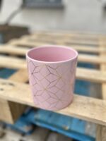 Zdjęcie doniczki lub oslonki: Osłonka Geometry Pink 12x13 cm, ujęcie 3