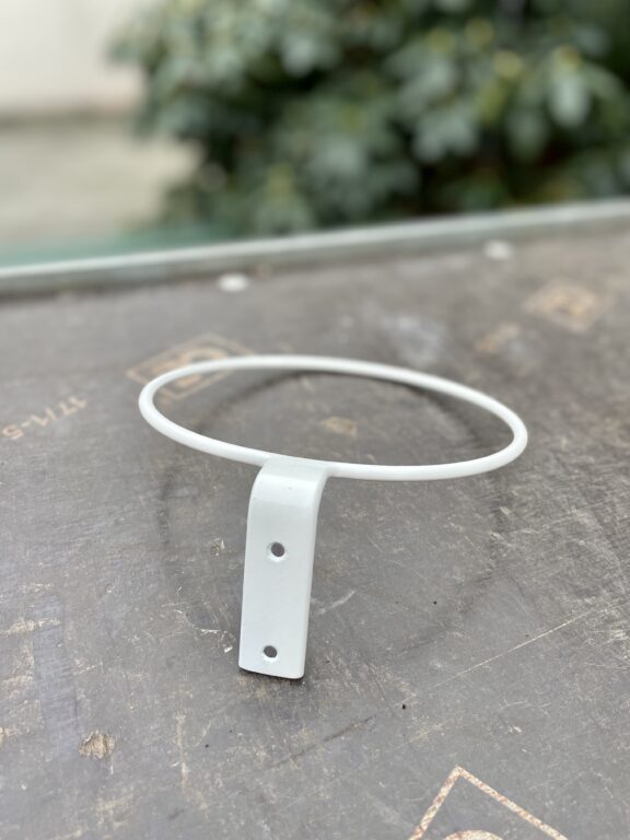 Zdjęcie akcesoria Kwietnik Metalowy Biały 15 cm, ujęcie 1
