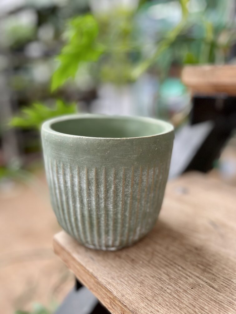 Zdjęcie doniczki lub oslonki: Osłonka Khaki 11x12 cm, ujęcie 1