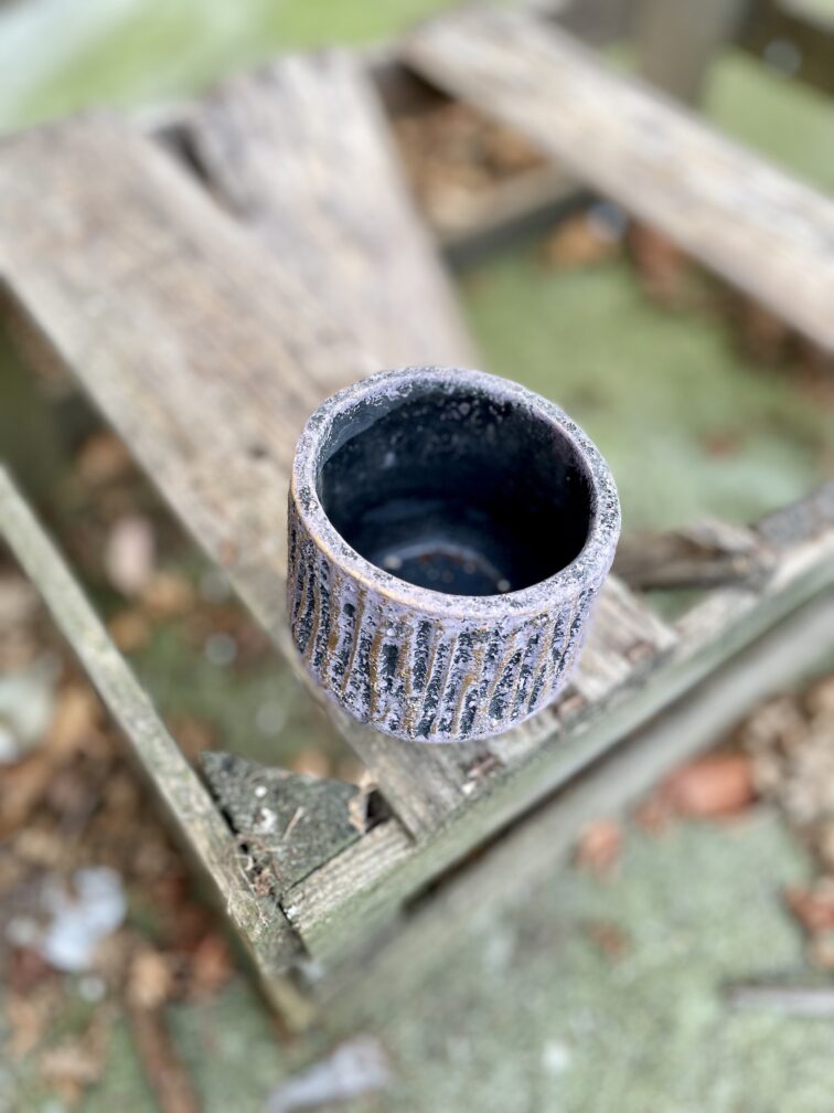 Zdjęcie doniczki lub oslonki: Osłonka Forest purple 6x7cm, ujęcie 3