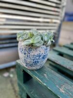 Zdjęcie doniczki lub oslonki: Osłonka Rustic blue, ujęcie 2