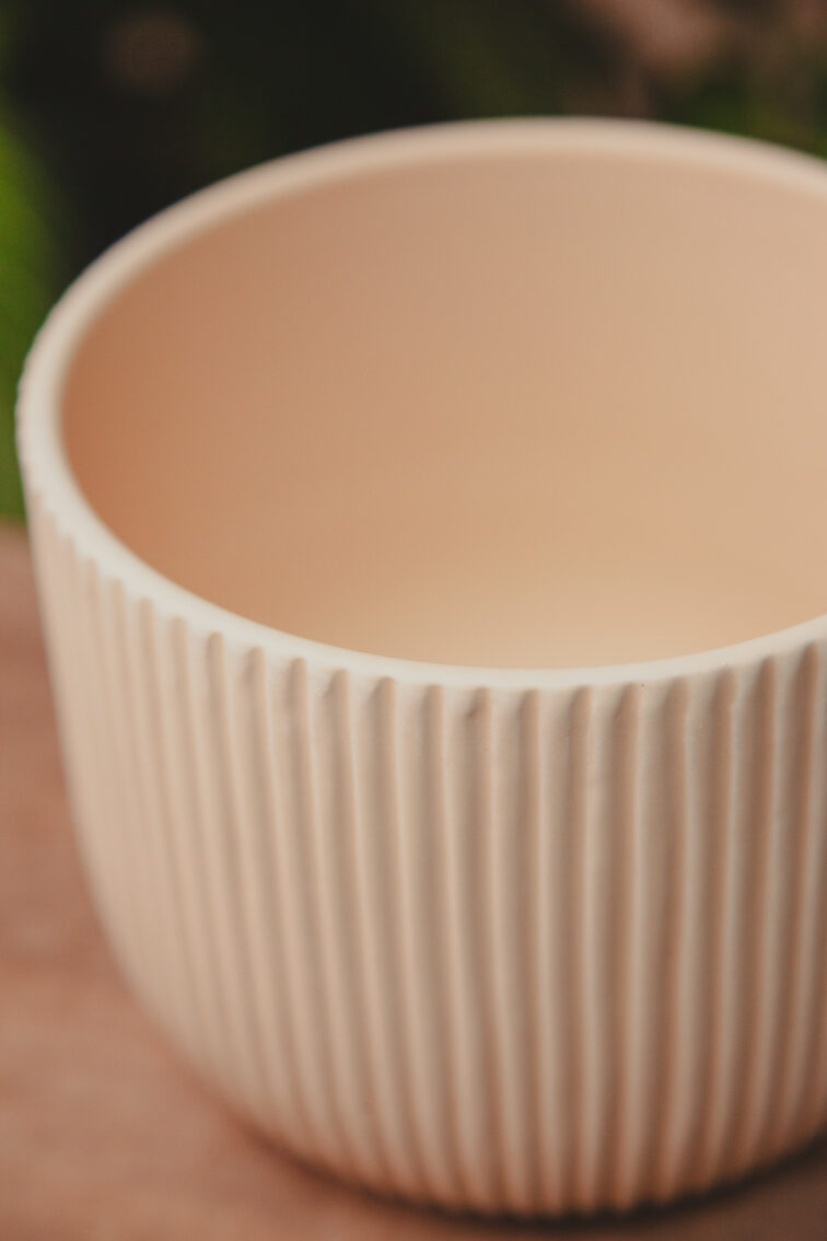 Zdjęcie doniczki lub oslonki: Oslonka Haga Cream, ujęcie 2