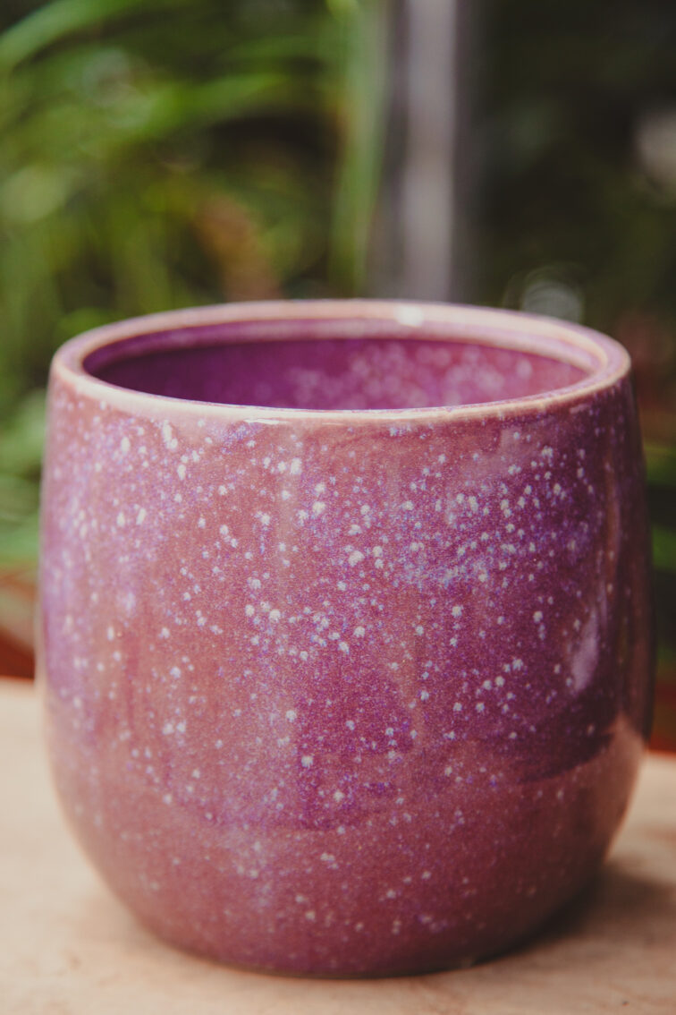 Zdjęcie doniczki lub oslonki: Osłonka Purple Rain 12 × 13 cm, ujęcie 1